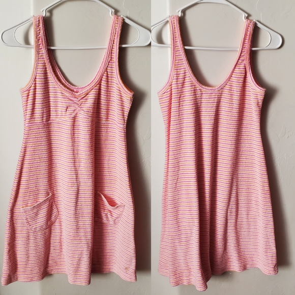 Lilly Pulitzer Terrycloth Pink Mini Dress Swim Cover Up Summer - Picture 3 of 11